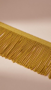 4 POUCES - Bordure décorative en franges métalliques pour rideaux, tapisserie, meubles - Product Image 3
