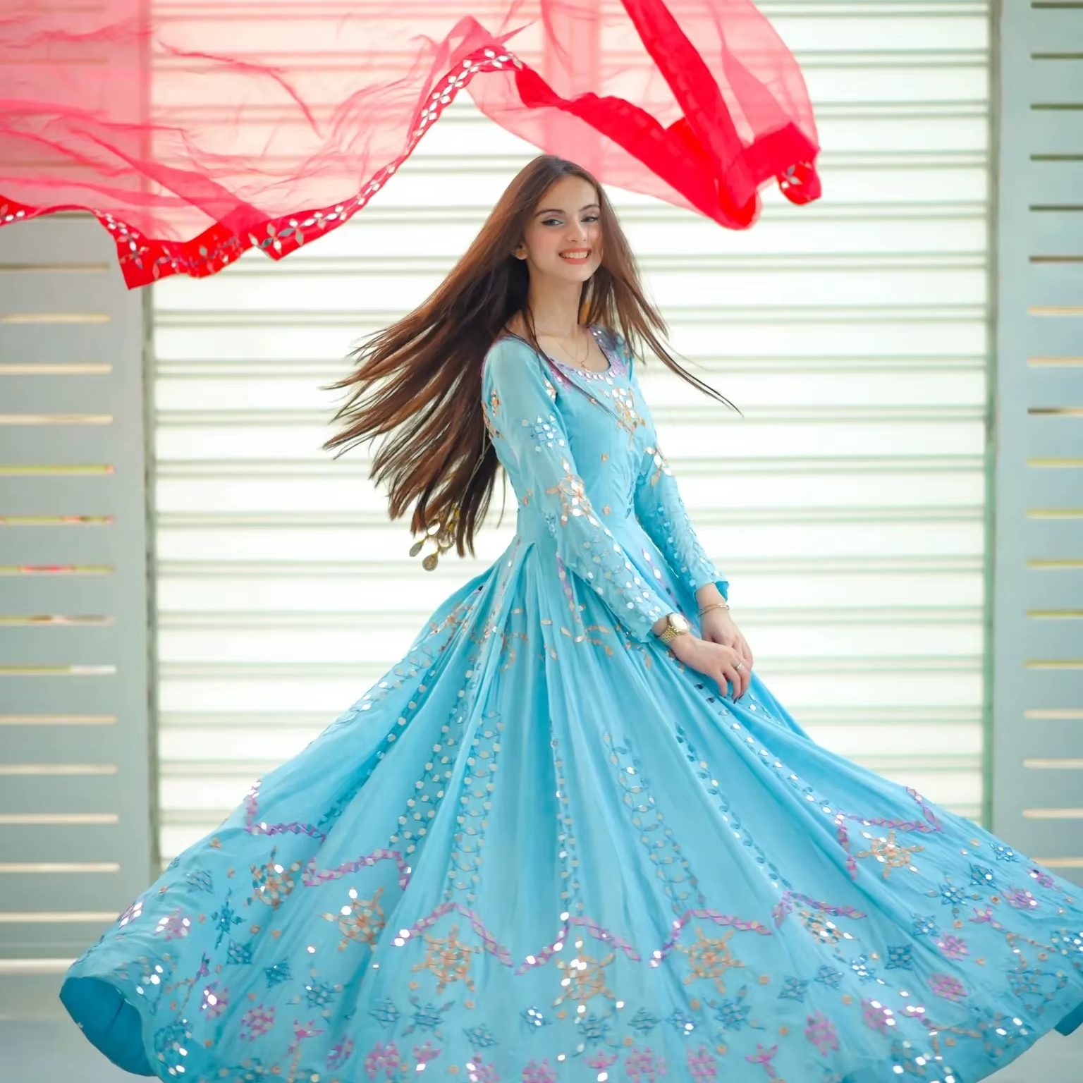 In Stock Anarkali Umbrella FrockS Comfortable Cotton, Stylish Design |  Alibaba.com