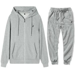 Ensemble de sport décontracté pour homme automne-hiver 2025, écologique, respirant, imprimé, en polaire polyester/nylon 180g, sweat à capuche et pantalon - Product Image 3