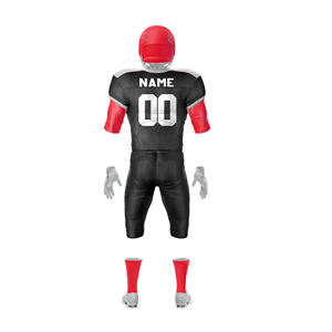 Tenues de football américain de qualité supérieure, grandes tailles, logo personnalisé imprimé, respirantes, séchage rapide, 100% polyester, vêtements de sport unisexes - Product Image 4