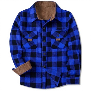 Chemise en flanelle pour homme, doublure intérieure douce, boutonnée sur le devant, confortable, vente en gros, sur mesure, OEM, haute qualité, durable, B2B - Product Image 1
