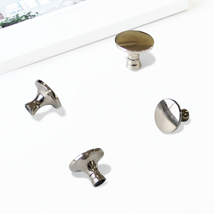 Poignée de meuble ronde moderne en alliage de zinc, polie, durable, pour commode, chambre, cuisine, salle de bain, salle à manger - Product Image 3