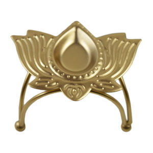 Soporte de luz en T de Metal de Color dorado para decoración de Diwali, candelabros de decoración de diseño de mesa de comedor de sala de estar creativa - Product Image 1