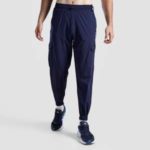 Excel 100% Cotton Trousers Navy-Oversized Formal Jogging Style Customized Logo Zippers Decoration XL 6XL Sizes Straight Colored - Product Image 1
