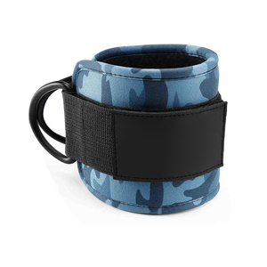 Professional High Quality PU Material Ankle Straps for Gym Cable <b>Machines</b> Custom Logo Supported for Working Out Knee <b>Massage</b> - Product Image 3