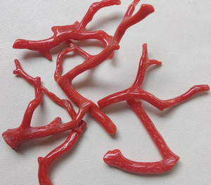 6 piezas de rama de Coral italiano de 83 quilates, palo de Coral rojo, Coral rojo, palo de Coral rojo liso, palo de Coral pulido, fabricación de joyas - Product Image 3