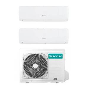 Aire Acondicionado Hisense IQ Plus 9000+9000 BTU Dual Split, R-32 A++, Modelo 2AMW52U4RXC, Wi-Fi, Inverter, Ahorro de Energía, Climatizador - Product Image 1