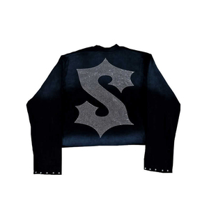 Venta al por mayor de alta calidad lavado con ácido de peso pesado logotipo personalizado bordado sudaderas con capucha de los hombres de gran tamaño - Product Image 1