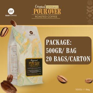 กาแฟฮันคอฟฟี่ พรีเมี่ยม ออริจินัล แบบกรอง 100% อาราบิก้า เมล็ดกาแฟคั่วเต็มเมล็ด สำหรับกรองพิเศษ โรงงานผู้ผลิต รับผลิตแบบ OEM/ODM - Product Image 6