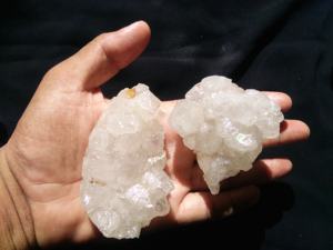 Cristal de roche naturel Anandalite arc-en-ciel grappe de cristal décoration de mariage cadeau 1 couleur décorative chance Agate pierre précieuse vente en gros - Product Image 3