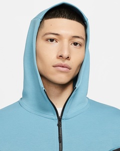 Streetwear White and Blue Contrast Hoodie Custom Panel Design Wholesale High Quality Custom <b>Zipper</b> <b>Jackets</b> - Product Image 2