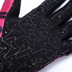 Gants de course à vélo unisexes de haute qualité à doigts entiers Protection UV Impression de logo personnalisée Fonction écran tactile Fabriqués en spandex pour hommes - Product Image 4