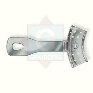 Instruments chirurgicaux dentaires, plateau d'impression en acier inoxydable réglable et rotatif manuel - Product Image 2