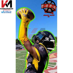 Gants de réception de football américain Extra Sticky tissu léger grande adhérence respirant sur mesure en vrac quantité sublimation - Product Image 4