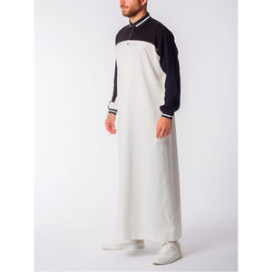 Jubbah Thobe pour hommes, dernière conception, faible MOQ, avec logo personnalisé, Jubba Thobe élégant pour hommes, logo et design personnalisés - Product Image 2