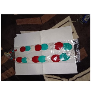 สร้อยคอเครื่องประดับแฟชั่นสำหรับผู้หญิงสีแดงทำจากเรซินสำหรับสินค้าส่งออก