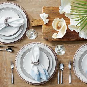 Sous-plat en jacinthe d'eau blanche tressé à la main pour la décoration de la salle à manger, prix fournisseur, sets de table - Product Image 5