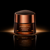 Emballage en verre pour soins de la peau durables, en vrac, flacon de lotion noir dégradé de luxe 100 ml 120 ml, ensemble de pots pour crème pour le visage, fabricant OEM