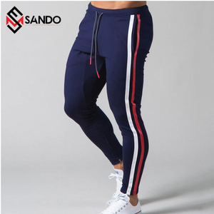 ชุดออกกำลังกายแบบยืดระบายอากาศได้สำหรับผู้ชายกางเกงออกกำลังกายมีโลโก้ออกแบบได้ตามต้องการ - Product Image 5