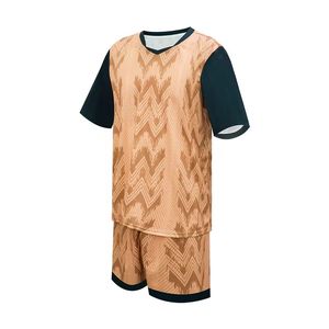 Quick Dry <b>Retro</b> 100% Polyester Soccer Jerseys for Adults And Kids OEM Service Supplied Made in Pakistan - Product Image 3