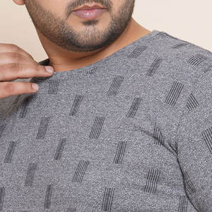 Quantité minimale de commande bas sur mesure couleur unie respirant grande taille hommes t-shirt/dernier Style de mode ajusté hommes grande taille t-shirts - Product Image 6