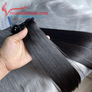 Ready to ship!!! Bone Straight Weft Hair 100% Raw Vietnamese Hair Double Drawn Virgin Hair No Shedding No <b>Tangles</b> - Product Image 1