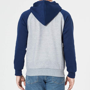 Sudadera con capucha de invierno para hombre, diseño único, doble cremallera, estilo urbano, 100% algodón grueso, bordada, venta al por mayor - Product Image 5