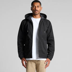 Fabricant de veste avec logo personnalisé pour hommes Veste d'hiver chaude de haute qualité Blouson d'aviateur en toile lourde pour hommes Nouveau design - Product Image 5