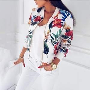 Street Wear Best Design Your Own Quality Products Hot Selling <b>Women</b> Polyester Sublimation <b>Bomber</b> <b>Jacket</b> - Product Image 3