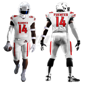 Kit de fútbol americano de estilo profesional, camiseta y pantalones sublimados personalizados para equipos universitarios Kit de uniforme de fútbol americano juvenil - Product Image 1