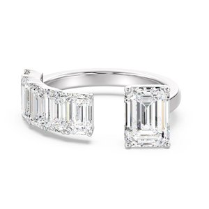 Emerald <b>Gap</b> Anniversary Ring - Product Image 3