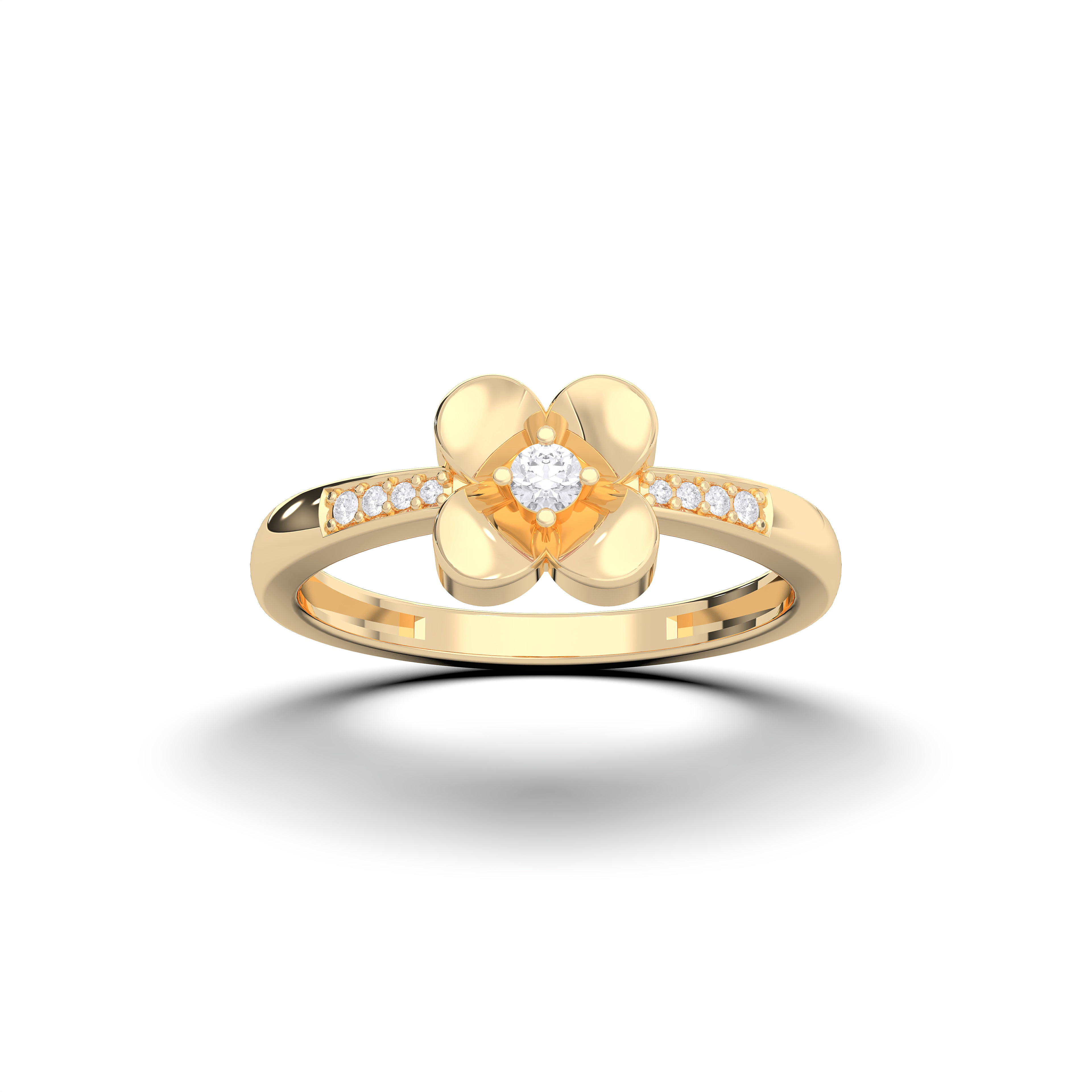 14K Yellow Gold