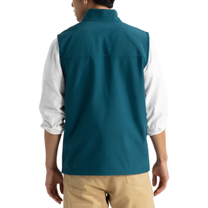 Chaleco Softshell ligero personalizado para hombre, ropa de abrigo con cremallera, forro polar, a prueba de viento, chaqueta sin mangas, chaleco para Golf, correr, senderismo - Product Image 3