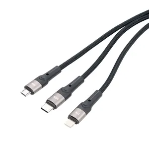 Cavo Dreizack Pro 3 in 1 in RPET, Gadget USB Personalizzato, Prodotto Promozionale - Product Image 4