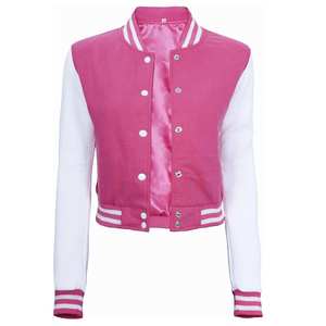 แจ็คเก็ตวาร์ซิตี้ผู้หญิงสำหรับฤดูหนาว มีกระเป๋าข้าง ผ้าถัก ระบายอากาศได้ดี ผ้าแคนวาส ดีไซน์สตรีทแวร์ปรับแต่งได้ - Product Image 2