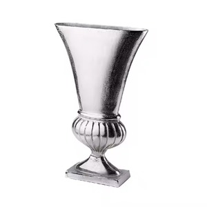 Floreros de Metal de súper diseño con plata brillante pulida para decoración del hogar, decoración de mesa, suministros de decoración de lujo para el hogar - Product Image 6