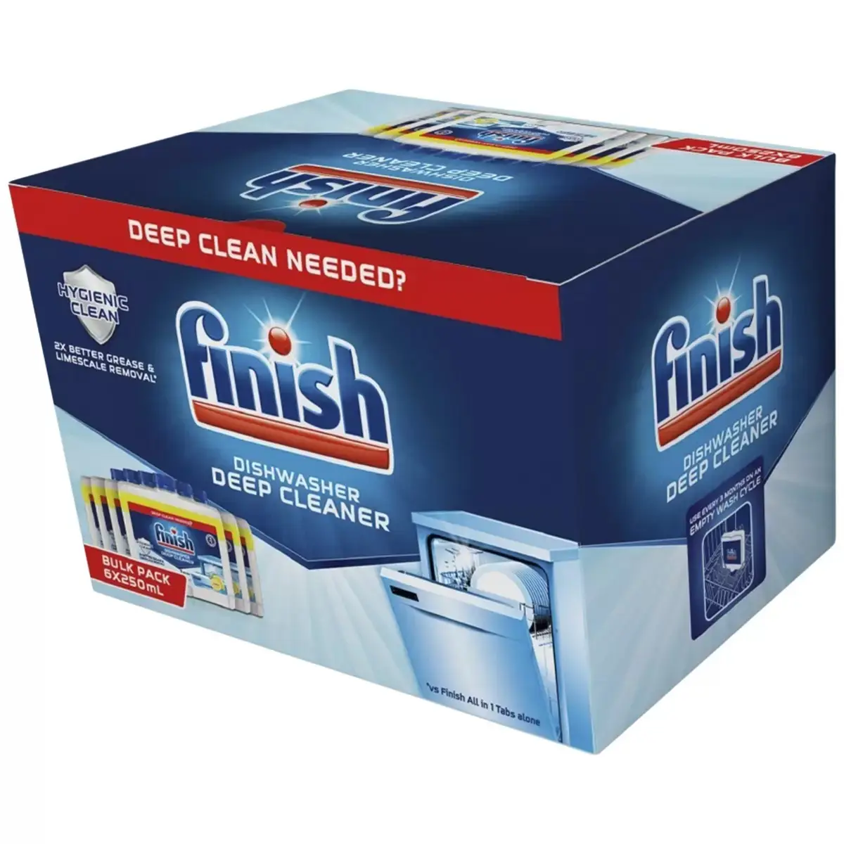 Finish Limpiador de lavavajillas de doble acción: Fight Grease & Limescale, Fresh, 250ml Finish limpiador de lavavajillas de doble acción revisión