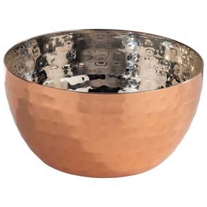 Luxury Stainless Steel Gold and Silver <b>Salad</b> <b>Serving</b> <b>Bowl</b> for Party Use Round Kitchenware with Copper Finish - Product Image 1