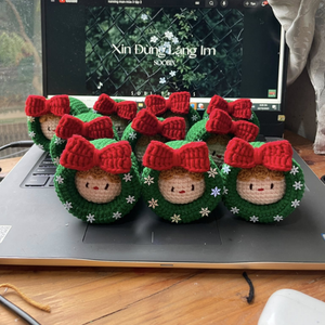 Amigurumi au crochet, peluche douce, cadeau de maternité pour les enfants, collectionneurs, poupée en laine faite à la main, porte-clés, jouet animal tricoté mignon, 99 GOLD DATA - Product Image 3