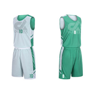 Conjunto de Uniforme de Baloncesto Personalizable, Reversible y Transpirable, 100% Poliéster Sublimado, con Letras en la Parte Delantera - Product Image 3
