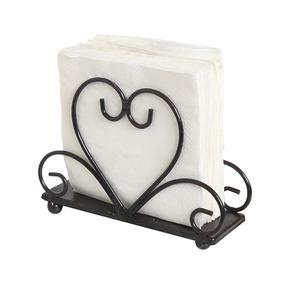 Top tendance fil de fer porte-serviettes décoratif pour la maison couleur noire fini fait à la main meilleure qualité décor à la maison porte-serviettes - Product Image 1