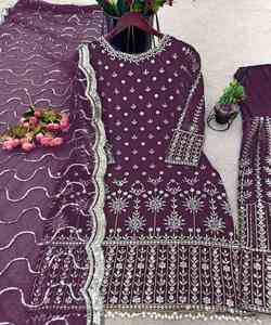 ชุดผ้าไหมด้านบนมีสไตล์ราคาที่ดีที่สุดชุดผ้าไหม dupatta: ชุดผ้าไหมด้านบนผ้าไหมที่ทันสมัยมีจำหน่ายในราคาที่ดีที่สุดนำเสนอ dupattas ที่ดี - Product Image 4