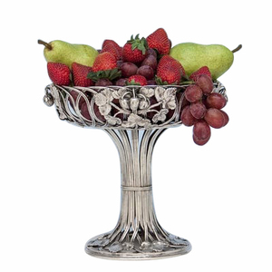 Decoración de mesa de comedor de estilo brillante, frutero decorativo de tamaño estándar, cuenco para servir de Catering con acabado antiguo - Product Image 2