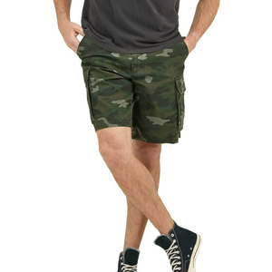 Confort côté hommes Cargo pantalon Camouflage Jorts extérieur Streetwear chasse pantalon motif toile Camo hommes Cargo Shorts - Product Image 5