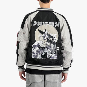 Precio barato, alta calidad, mejor diseño, chaqueta de bombardero para hombre, fácil de usar, chaqueta de bombardero de pieza fresca para hombre - Product Image 4