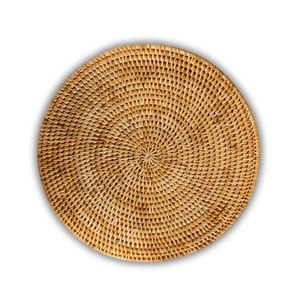 Tendance du moment : sous-plat en rotin tressé, écologique et résistant à la chaleur, tapis de table - Product Image 1
