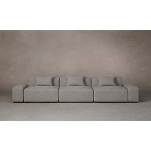 ชุดโซฟา Breuer Modular Square ดีไซน์มินิมอล เฟอร์นิเจอร์ห้องนั่งเล่นแบบปรับเปลี่ยนได้ ผ้าเชอร์ปาและไมโครไฟเบอร์ - Product Image 5