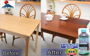 Japanese Quality <b>Wood</b> protection Paint DIY Water-based Indoor Transparent <b>Varnish</b> Made in JAPAN <b>WATERPROOF</b> PAINT - Product Image 3