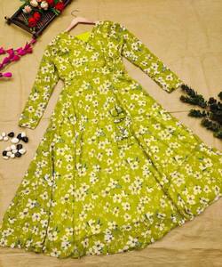 นักออกแบบ จอร์เจตต์ งานเย็บปักถักร้อย ลําดับ งานซาลวาร์ คามีซ ชุดปาร์ตี้ เสื้อผ้าชาติพันธุ์ ราคาส่ง - Product Image 5