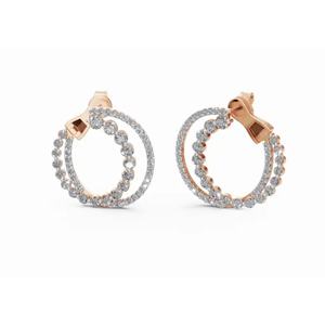 Exclusivos Aros de Oro de 14 Quilates con Diamantes Brillantes de Cásiopea, Corte Redondo, Joyería Cultivada en Laboratorio, Venta al por Mayor, Proveedor OEM - Product Image 4